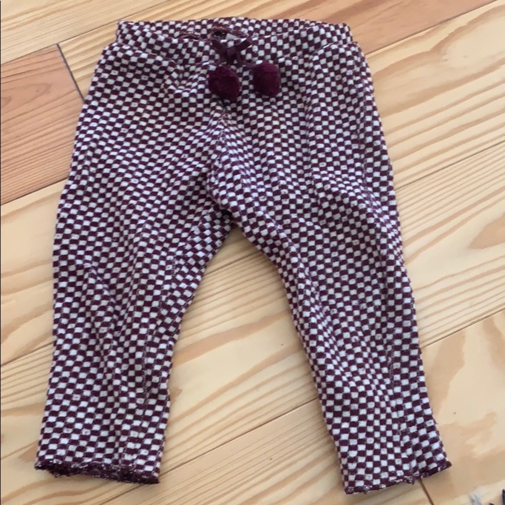 Zara girl size 18 to 24 months soft pants